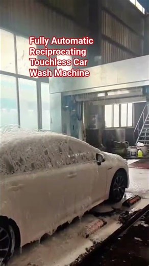 Fully Automatic Reciprocating Touchless Car Wash Machine #carwashing #automobile #carwash