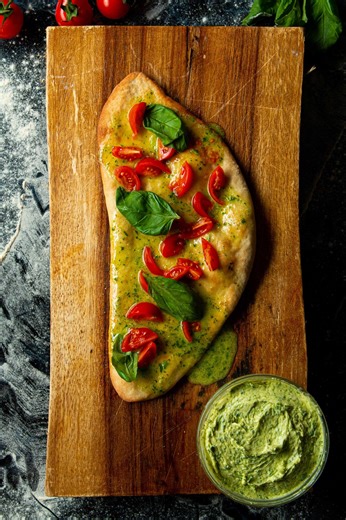 Garlic & Herb Flatbread | Tasty