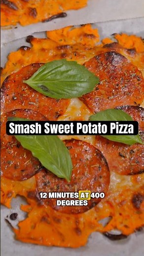 Smash Sweet Potato Pizza