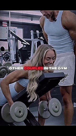 Couples Workout Together at the Gym
