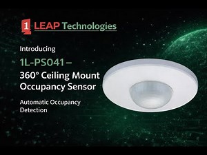 1L-PS041 PIR Occupancy Sensor | 360° Ceiling Mount Motion Detection
