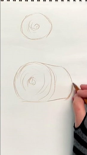 How to draw a round bale of hay #shortvideo #drawing #sketch #hay #farm