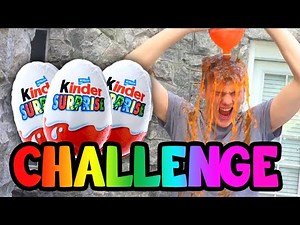 Surprise Egg Challenge! (Kinder Surprise Challenge)