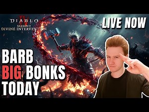 BARBARIAN BIG BONKS S TIER HotA TODAY - Diablo 4 LIVE