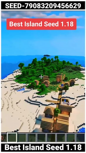 Minecraft Best Island Seed 1.18 #minecraft #seed #trending #viral #mc #tiktok
