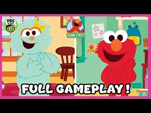 ⭐Sesame Street Elmo & Rosita's Virtual Playdate | Full Gameplay - Best Learning for Kids⭐⭐
