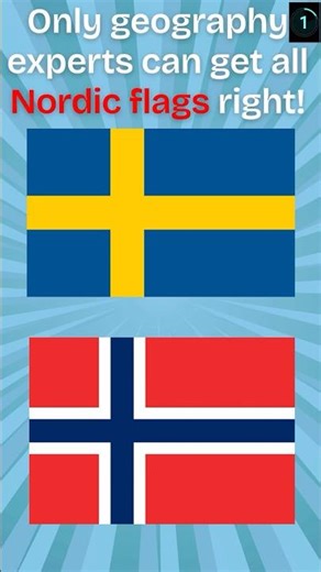 Can You Identify All Nordic Flags? 🇸🇪🇳🇴🇩🇰🇫🇮🇮🇸 ??