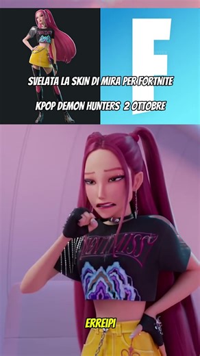 SVELATA! La Skin di MIRA arriva su FORTNITE il 2 OTTOBRE! 🔥#shorts #demonhunters