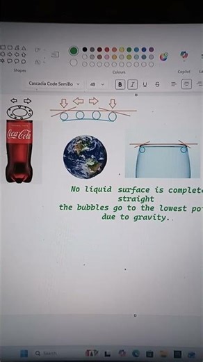 Ever wondered why bubbles form along the edge of a bottle?