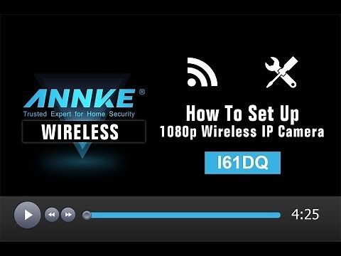 How to setup ANNKE I61DQ 1080p wilreless IP camera on your mobile