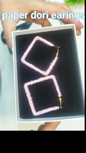 paper dori earings #trending #diy #viral #craft #shorts#diy