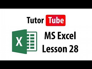 MS Excel Tutorial - Lesson 28 - Numeric and special formatting