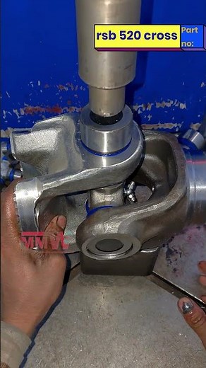 Watch the Exact Process of Pressing a Universal Joint Cross #howitsmade #engineering