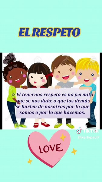 EL RESPETO #maestradeprimaria #maestradepreescolar #educacion #educacioninfantil #elrespeto #valores #valoresyprincipios