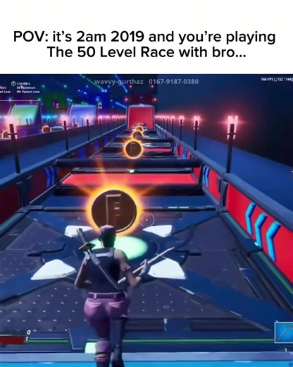 Nostalgic Moments in Fortnite's 50 Level Race