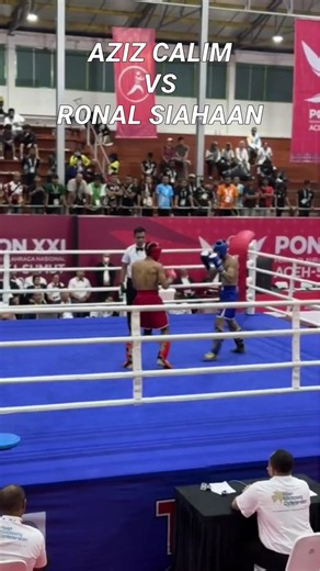 RONAL VS AZIZ full ronde ☝🏻🔥🥶 #ronalsiahaan #azizcalim #kickboxing #fyp