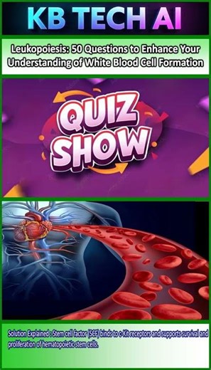 Top 60 Hematopoiesis MCQs Erythropoiesis, Leukopoiesis & Stem Cells MCQs with Answers 064