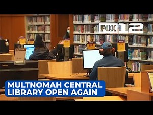 Multnomah Central Library reopens after renovations in SW Portland