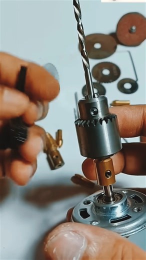 DIY | I converted the DC 775 motor into a powerful Drill and cutting machine #diy #viral #trending