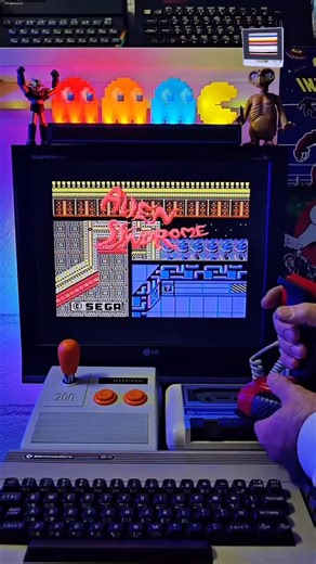 It’s Just a Game Channel on Instagram: "The Commodore 64 was my first personal computer, as well as my main game console back when I was 12. I spent many of evenings after school playing games instead of doing homework. Can you blame me though? This particular version of Alien Syndrome is arguably one of the best ports of this game. Did you ever play it on this machine? #retrogaming #commodore64 #aliensyndrome"