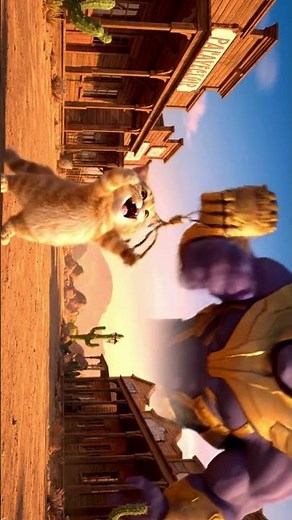 Cat vs Thanos 💥 The Funniest Gauntlet Theft Ever!