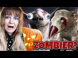 JEG ER EN ZOMBIEGED! *HALLOWEEN SPECIAL* | Goat Simulator dansk [GOATZ DLC]