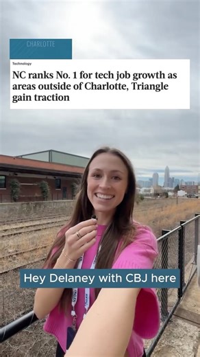 328,000 tech workers. 35,000 companies. One state dominating the industry 🚀 We're breaking down the numbers from NC Tech Outlook, story linked in bio. | Charlotte Business Journal