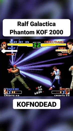 Ralf Galactica Phantom KOF 2000 #kofnodead #short #reel #kof #kof2000 #comboskof #arcade #games