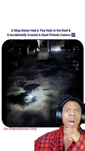 A Shop Owner Had A Tiny Hole In His Roof And It Accidentally Created A Giant Pinhole Camera 🌌