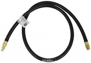 Quick Disconnect Propane Hose - 1/4" Male NPT - 4' JR Products Propane Fittings 37207-31115