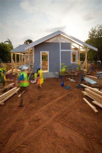 Satisfying Construction Time Lapse – Watch This House Transform Completely!