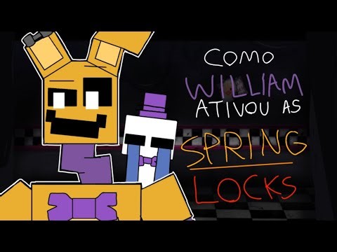 Como William Afton Ficou preso nas Spring-locks - Especial Halloween