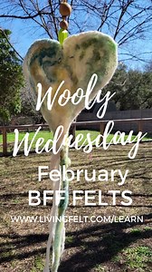 From wet felted cuffs to heart danglers to one of a kind bookmarks, it was a great month to learn something new with Wooly Wednesday! Thank you to all of our Felting BFF's for joining us on Wooly Wednesday and sharing your fabulous felts! Thank you for felting with us! Enjoy some of the felted creations from our BFF's! You can always head over to the learn page to catch up with al the great felting tutorials! WATCH: https://feltingsupplies.livingfelt.com/learn SHOP Supplies: https://feltingsuppl
