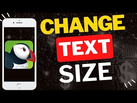 How to Change Text Size in Puffin Browser