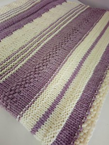 Blanket "two Colors".easy Knitting Pattern for Beginners. Double-sided Design. Quick PDF Download - Etsy Canada