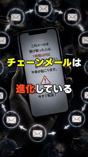 チェーンメールは進化している！？ #怖い話 #衝撃の事実 #雑学 #チェーンメール#都市伝説