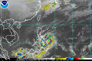 Typhoon Ursula makes landfall in Eastern Samar