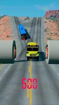 Bus Crashes: Extreme Ramp Fail Compilation 💥🚌 #shorts