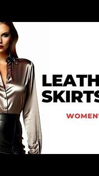 Empowering Elegance: Working Women in Satin Tops and Leather Skirts | Outfit Ideas 💡| Fashion Tips