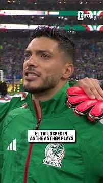 El Tri hears the national anthem in Mexico City ahead of the final FIFA World Cup match in Mexico