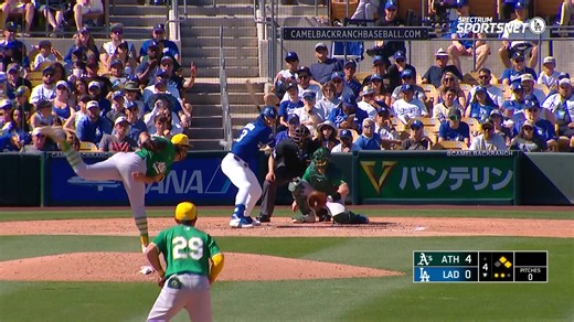 James Outman puts the Dodgers on the board, making it a 1-run game! #DodgersST⚾️🌵 | Spectrum SportsNet LA
