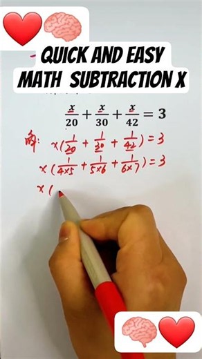 quick and addition of subtraction X #math #mathematics #education #shortsfeed #shorts