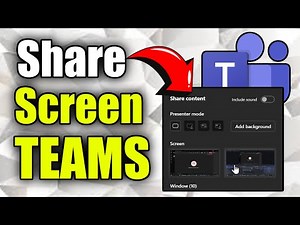 How to Share your Screen in Microsoft Teams (Best Method)