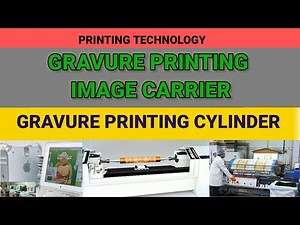 Gravure image carrier Gravure printing cylinder