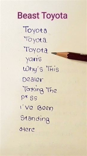👑Toyota Yaris- (lyrics) #funny#meme#toyota#lyrics
