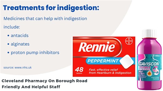 🔶️ Indigestion Explained Within 30 Seconds ✴️ Cleveland Pharmacy (previously Rowlands) is located at 169A Borough Road, Middlesbrough TS1 3RZ 👉 Free parking available in car park behind the chemist 📍 We are next to the doctors surgeries on Borough Road. 👉 Free Reliable Prescription Delivery Available Throughout Middlesbrough ✴️ Why use Cleveland Pharmacy❓️ ✅️ Quick Service ✅️ Friendly and Helpful Staff ✅️ Organised & Professional ✅️ Offering Fast, Friendly, & Reliable Service. ✅️ Free Reliab