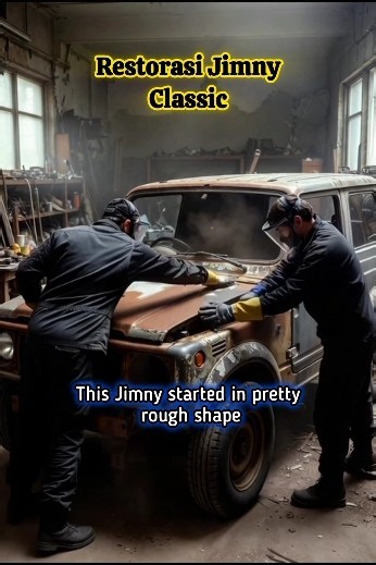 Old Jimny Revived: Satisfying Restoration #ClassicJimny#Restoration #automobile #offroad