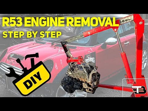 Step By Step How to remove your Mini Cooper S Engine R53 2002-2006 in around 2 hours