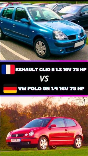 RENAULT CLIO 2 VS VW POLO 9N