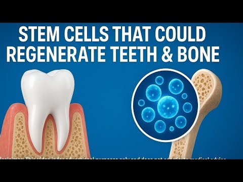 Stem Cells That Could Regrow Teeth and Bones Naturally!